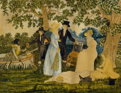 Fishing Party by George after Morland